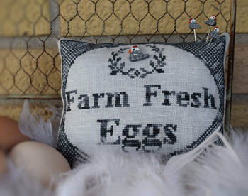 Farm Fresh Eggs (w/button)