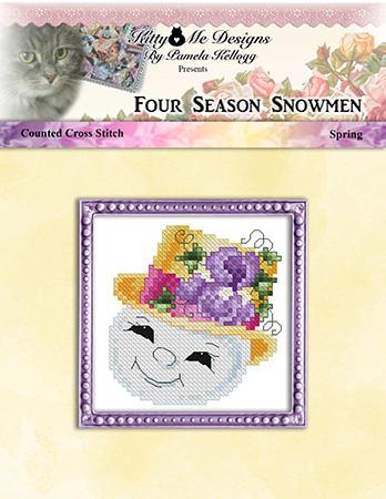 click here to view larger image of Four Season Snowmen Spring (chart)