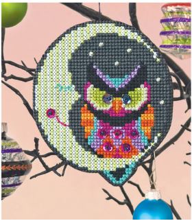 click here to view larger image of Night Owl Ornament (counted cross stitch kit)