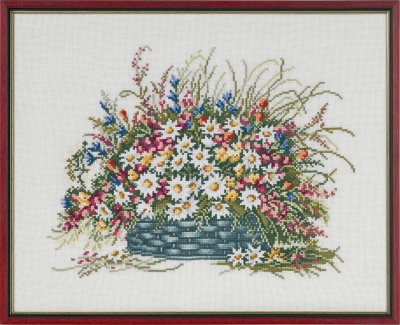 click here to view larger image of Late Summer Basket - Aida (counted cross stitch kit)