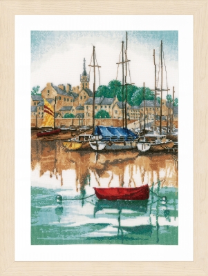 click here to view larger image of Sunrise at Yacht Harbour (counted cross stitch kit)