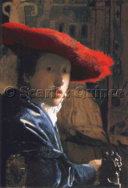 Girl with a Red Hat - Johannes Vermeer
