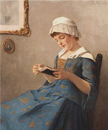Young Woman Reading  (Ernest Anders)