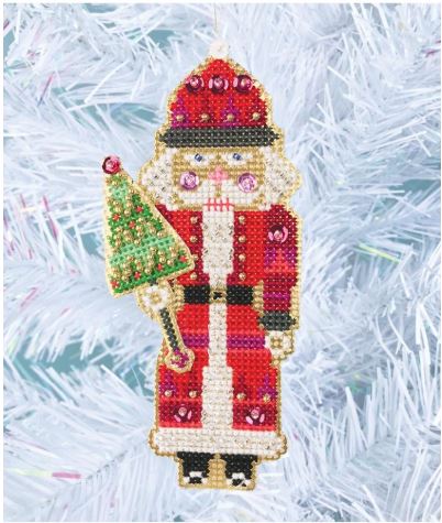 Santa Nutcracker Ornament Kit