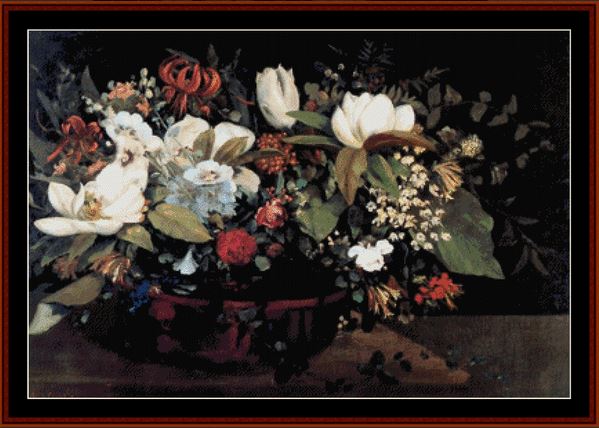 Basket of Flowers (Gustave Courbet)