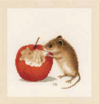 click here to view larger image of Little Mouse - Marjolein Bastin (counted cross stitch kit)