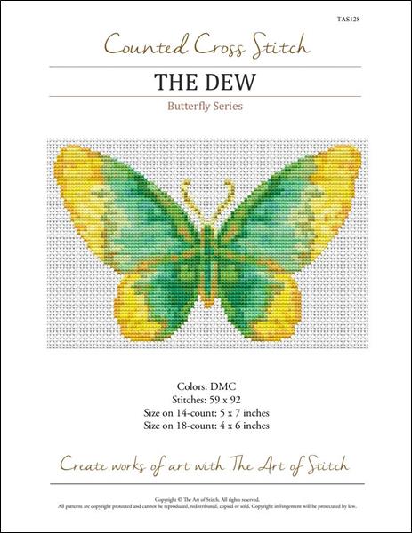 click here to view larger image of Butterfly Series - The Dew (chart)