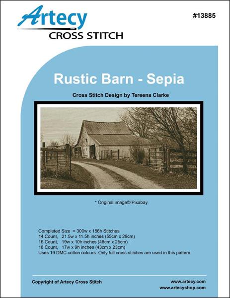 click here to view larger image of Rustic Barn (Sepia)  (chart)