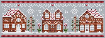 click here to view larger image of Gingerbread House - Full set of 3 designs  (chart)