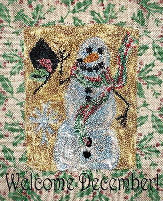 click here to view larger image of Welcome December  (Punchneedle)