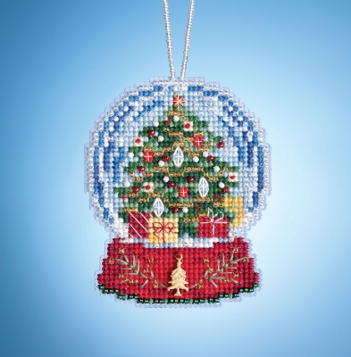 click here to view larger image of Christmas Tree Globe (2019) (counted cross stitch kit)