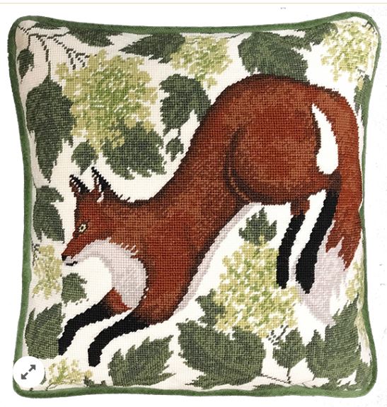 click here to view larger image of Spring Fox Tapestry (counted cross stitch kit)