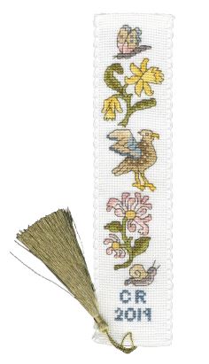 Daffodil and Honeysuckle Bookmark