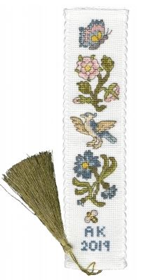 Rose & Cornflower Bookmark