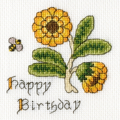 Marigold - Happy Birthday Card