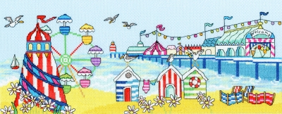 click here to view larger image of Pier Fun - Julia Rigby (counted cross stitch kit)