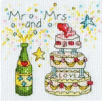 click here to view larger image of Cheers Card (counted cross stitch kit)