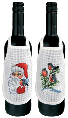 Elf & Bird Wine Aprons (2 pieces)