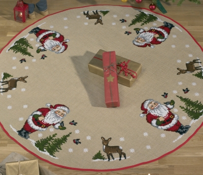 click here to view larger image of Christmas Tree Skirt (counted cross stitch kit)