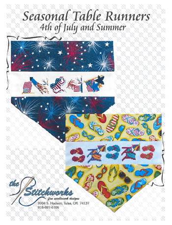 click here to view larger image of Seasonal Table Runner Designs (4th of July and Summer) (chart)