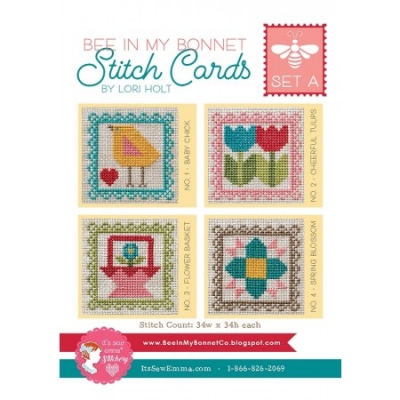 click here to view larger image of Stitch Cards - Set A  (chart)