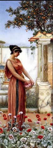 click here to view larger image of An Idle Hour - John William Godward (chart)