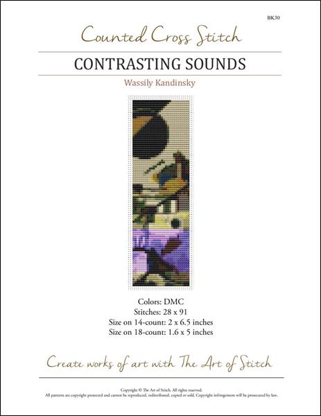 Contrasting Sounds Bookmark (Wassily Kandinsky)