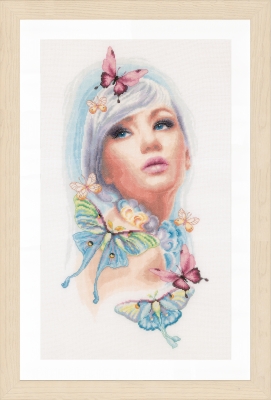 click here to view larger image of Butterfly Dreams (counted cross stitch kit)