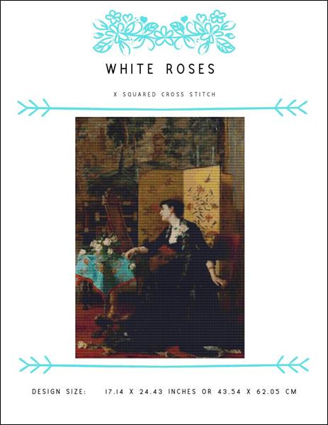 White Roses  (Charles Louis Baugniet)