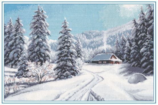 click here to view larger image of Winter Day (counted cross stitch kit)