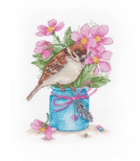 click here to view larger image of Spring Greetings (counted cross stitch kit)