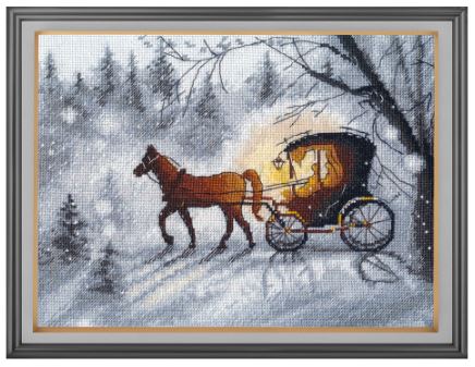 click here to view larger image of Evening Walk (counted cross stitch kit)