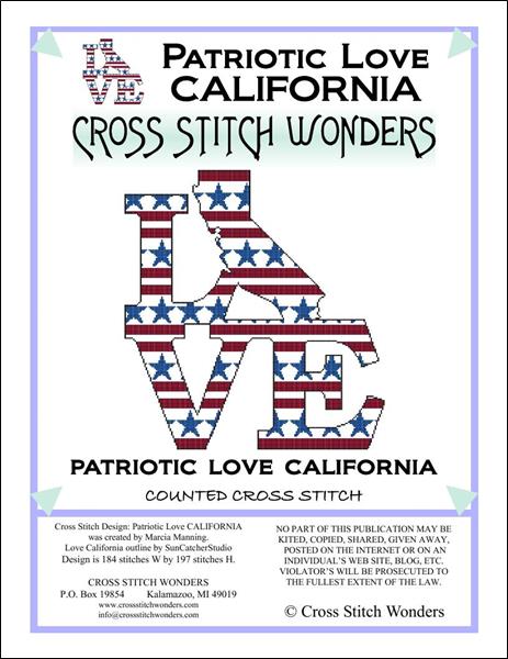 Patriotic Love Map - California