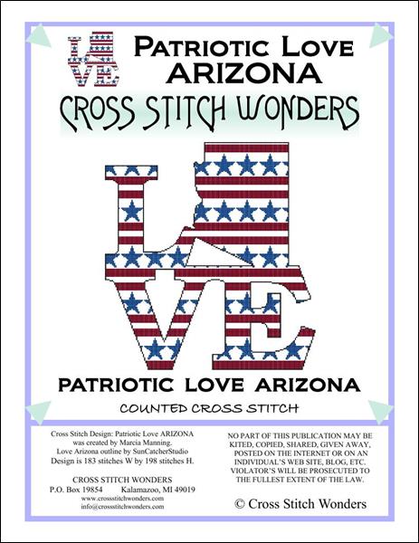 Patriotic Love Map - Arizona