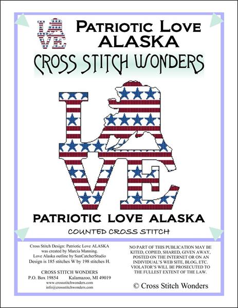 Patriotic Love Map - Alaska