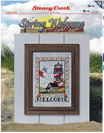 click here to view larger image of Spring Welcome Lighthouse - 2 designs (chart)