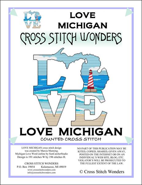 click here to view larger image of Love Michigan (chart)