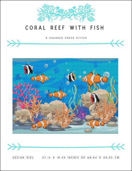click here to view larger image of Coral Reef With Fish (chart)