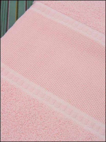 Pink 45in Bath Towel 