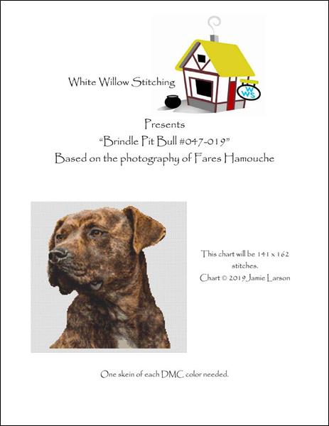 click here to view larger image of Brindle Pit Bull (chart)