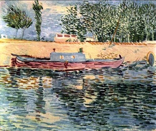 Banks of the Seine with Boats (Van Gogh)