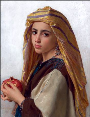 Girl with a Pomegranate
