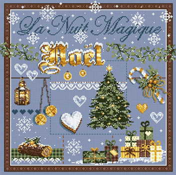click here to view larger image of La Nuit Magique (counted cross stitch kit)