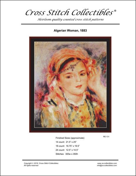 Algerian Woman 1883 - (Pierre-August Renoir) 