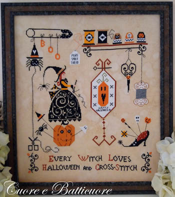 click here to view larger image of Halloween And Cross Stitch (chart)