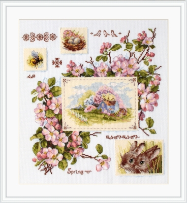 click here to view larger image of Spring Sampler (counted cross stitch kit)