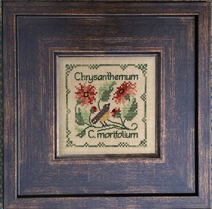 click here to view larger image of Botanical Stitches - Chrysanthemum (chart)