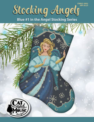 Stocking Angel 1 - Blue in the Angel