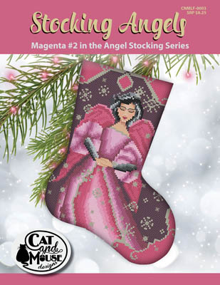 Stocking Angel 2 - Magenta in the Angel