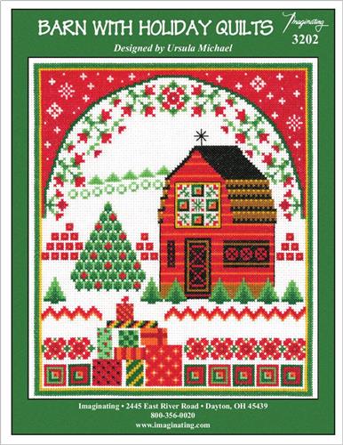 Barn With Holiday Quilts